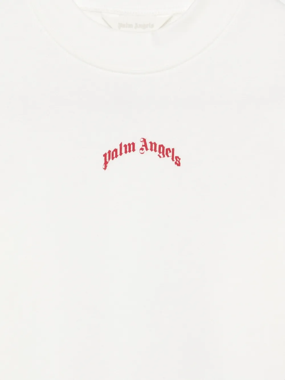 Palm Angels Kids Sweater met logoprint Wit