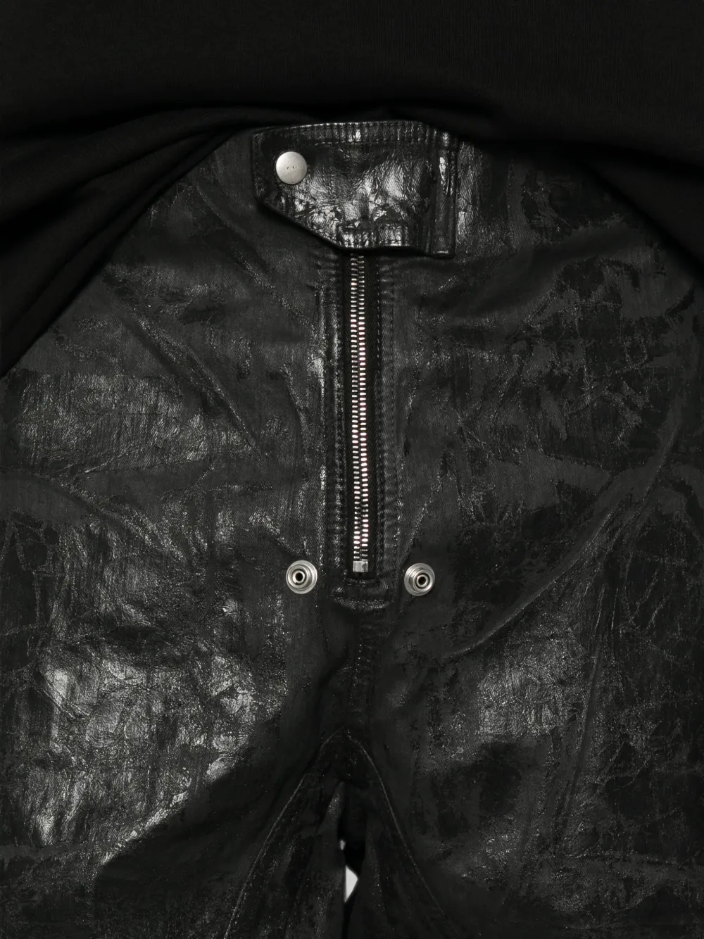 Rick Owens DRKSHDW Moto broek met ritssluiting Zwart