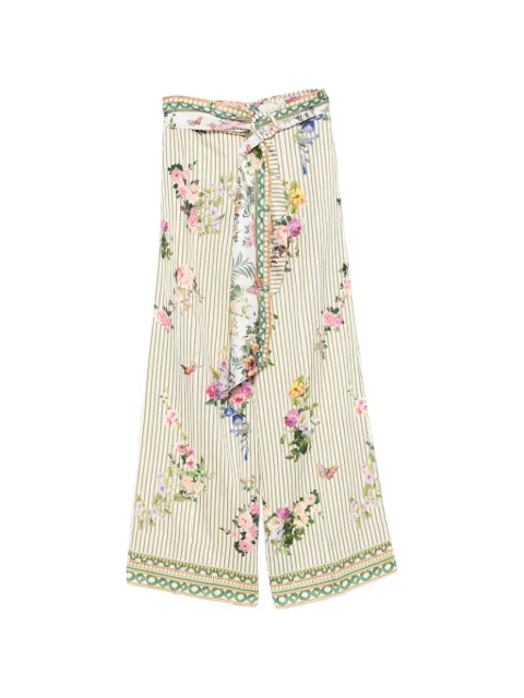 Camilla pantalones palazzo con estampado floral