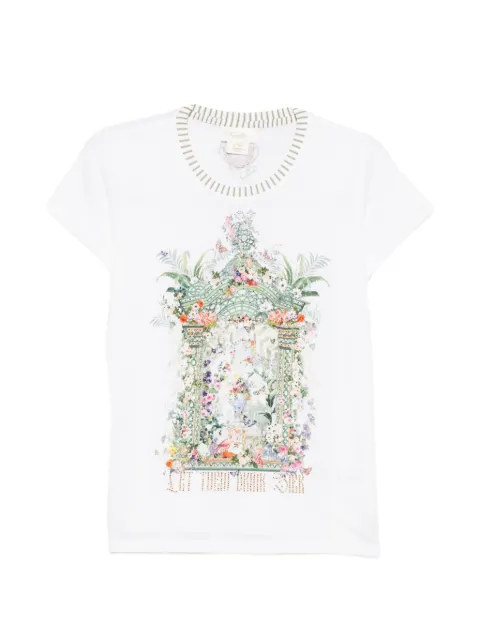 Camilla Camiseta de algodão orgânico com estampa gráfica