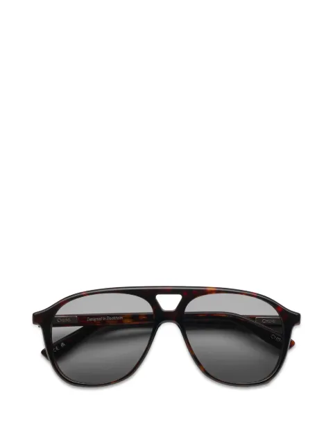 Chimi Uma tortoiseshell-effect pilot-frame sunglasses