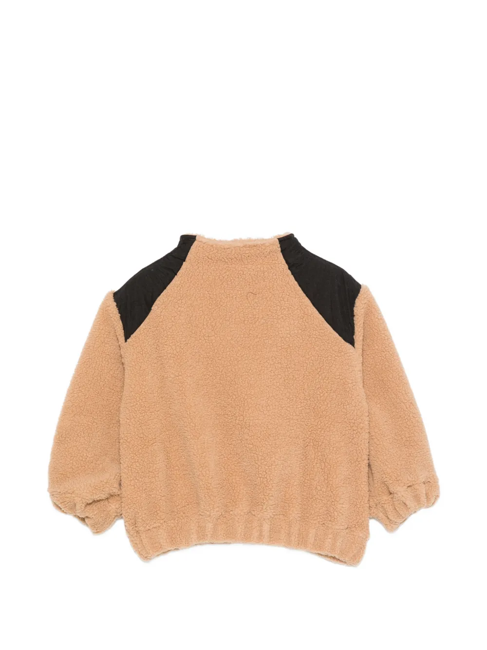 Palm Angels Kids Sweater met logodetail en vlakken Beige