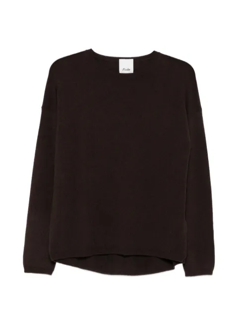 Allude dropped-shoulder sweater