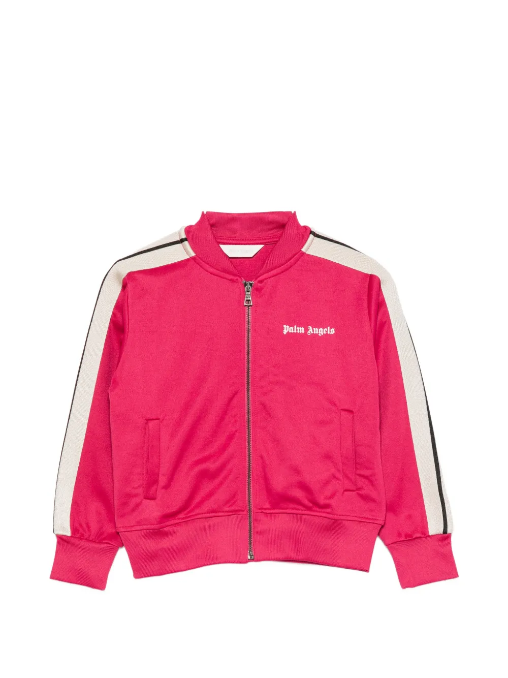Palm Angels Kids logo-print side-stripe jacket - Rosa