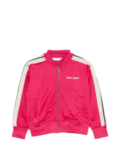 Palm Angels Kids logo-print side-stripe jacket