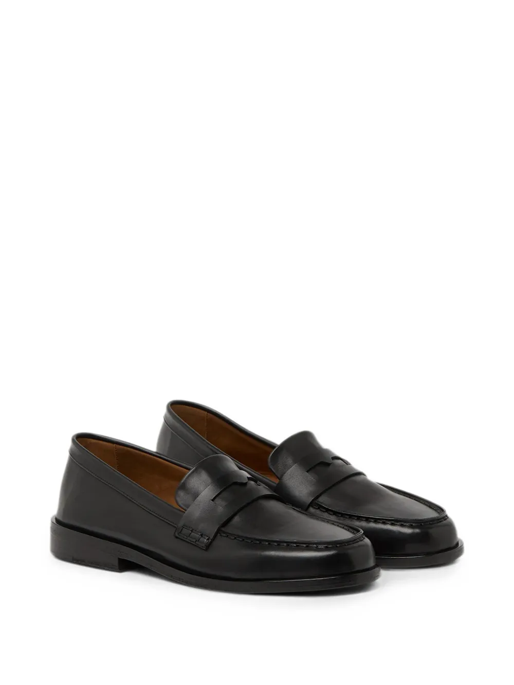 Marsèll Mocasso leren loafers Zwart