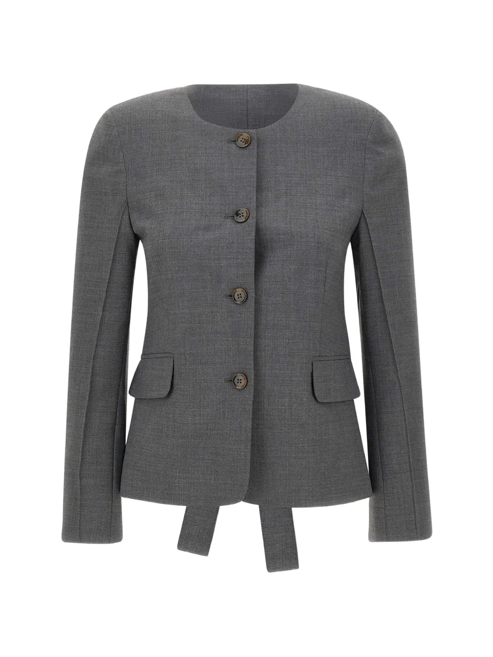 The Garment Grand Back tie-back blazer - Grau