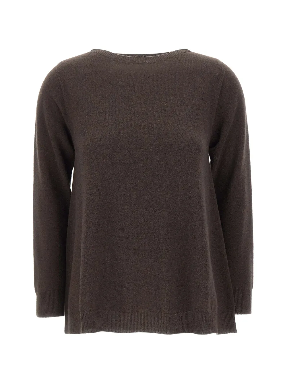 Kangra crew-neck long-sleeves sweater - Braun