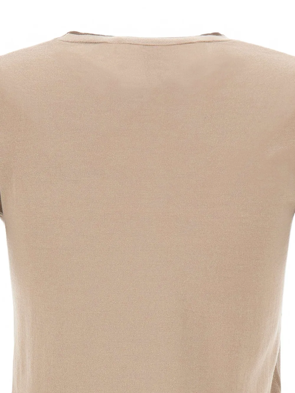 'S Max Mara Wollen trui met geribbelde afwerking Beige