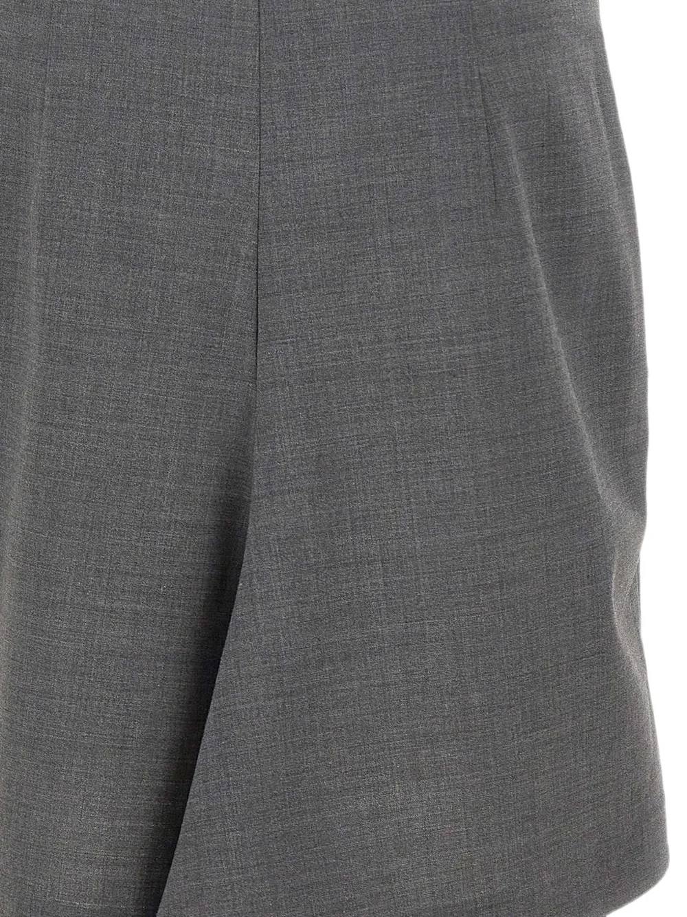 The Garment Grand Slip mini-rok met asymmetrische zoom Grijs