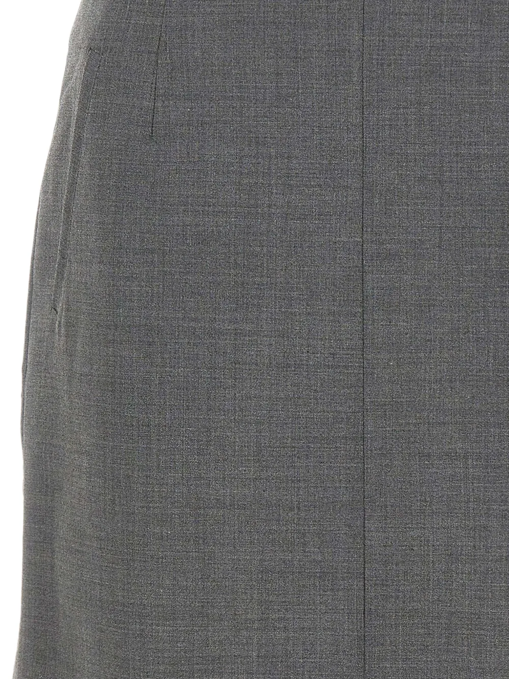 The Garment Grand Slip mini-rok met asymmetrische zoom Grijs