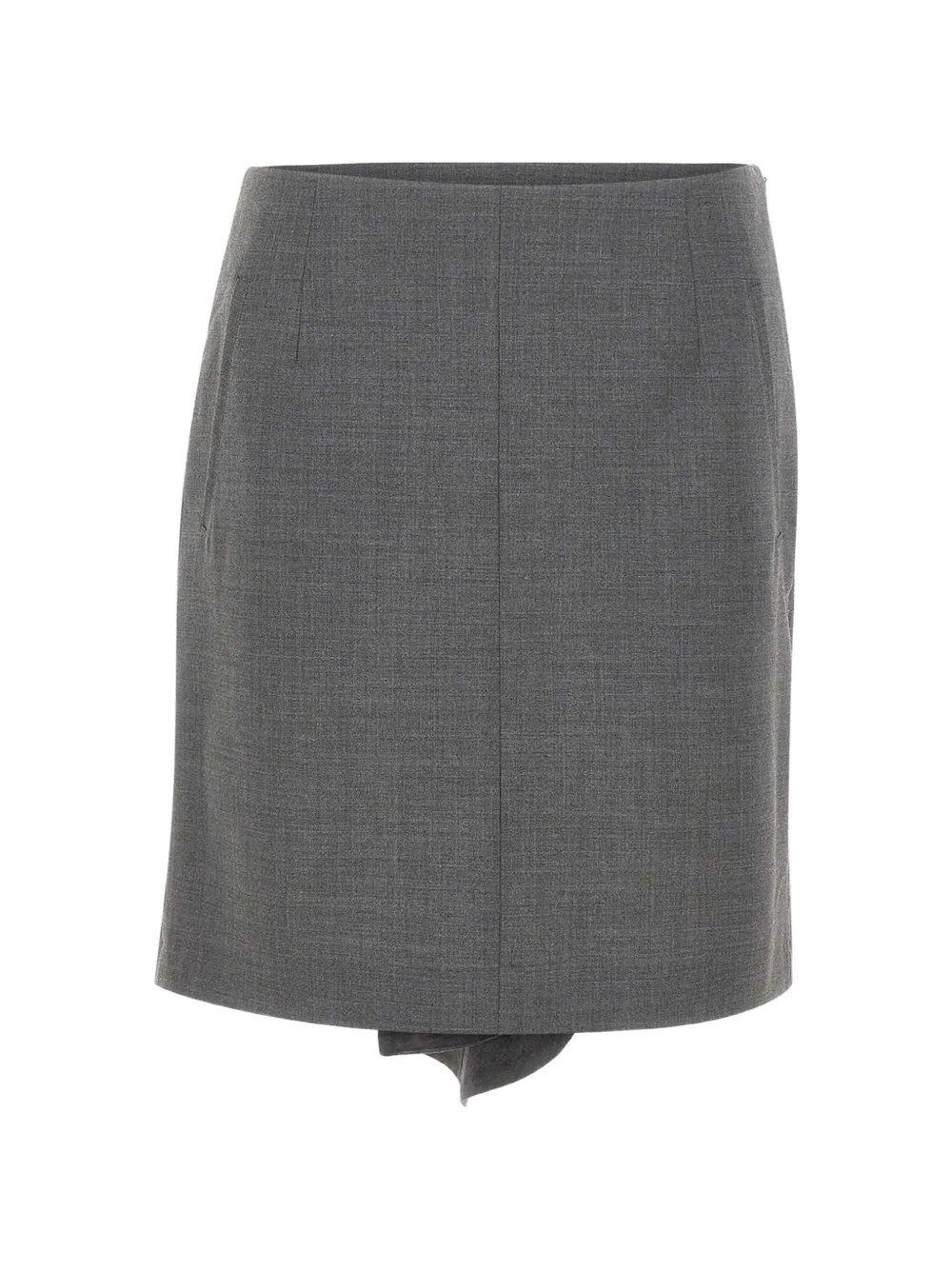 The Garment Grand Slip asymmetric-hem mini skirt - Grigio