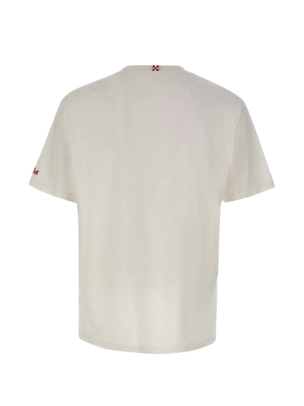MC2 Saint Barth Aspetta Spera katoenen- -shirt met borduurwerk Wit