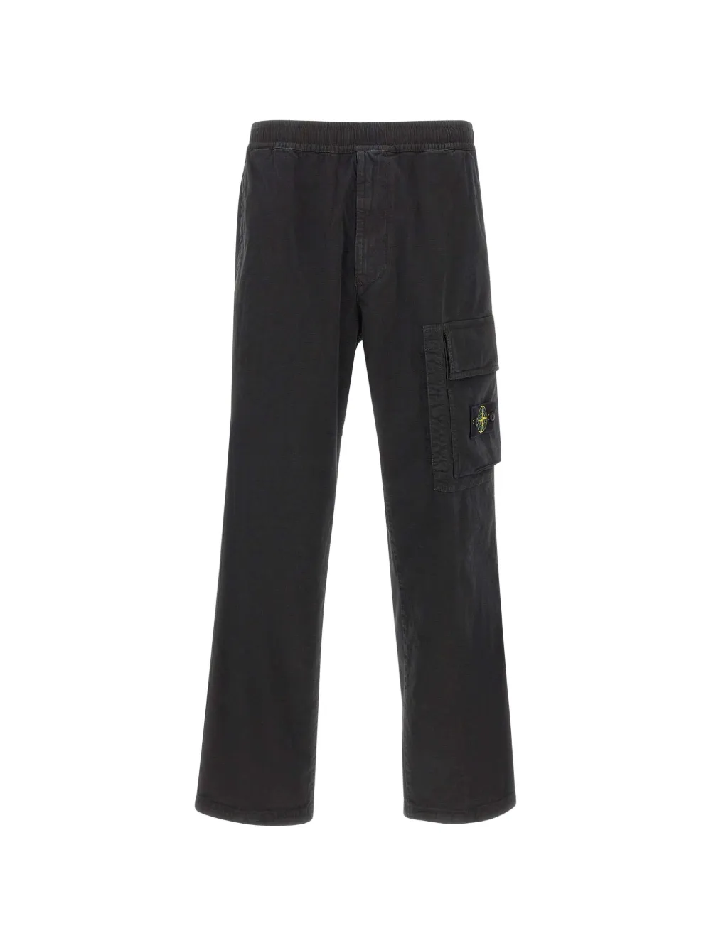 Stone Island Joggers 3100036 in cotone biologico con coulisse - Nero