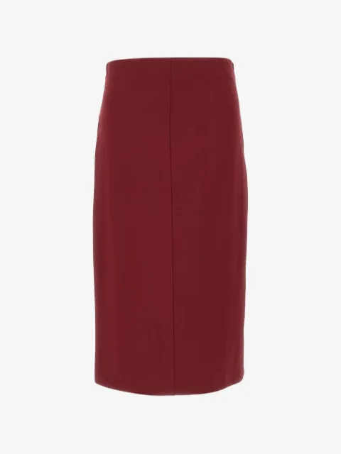 ELENA MIRÒ rear-slit midi skirt