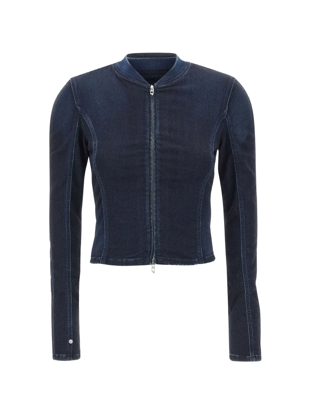 Diesel cropped jacket in JoggJeans - Blu