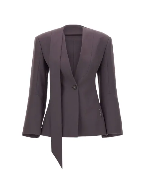 The Attico chaqueta de esmoquin morada