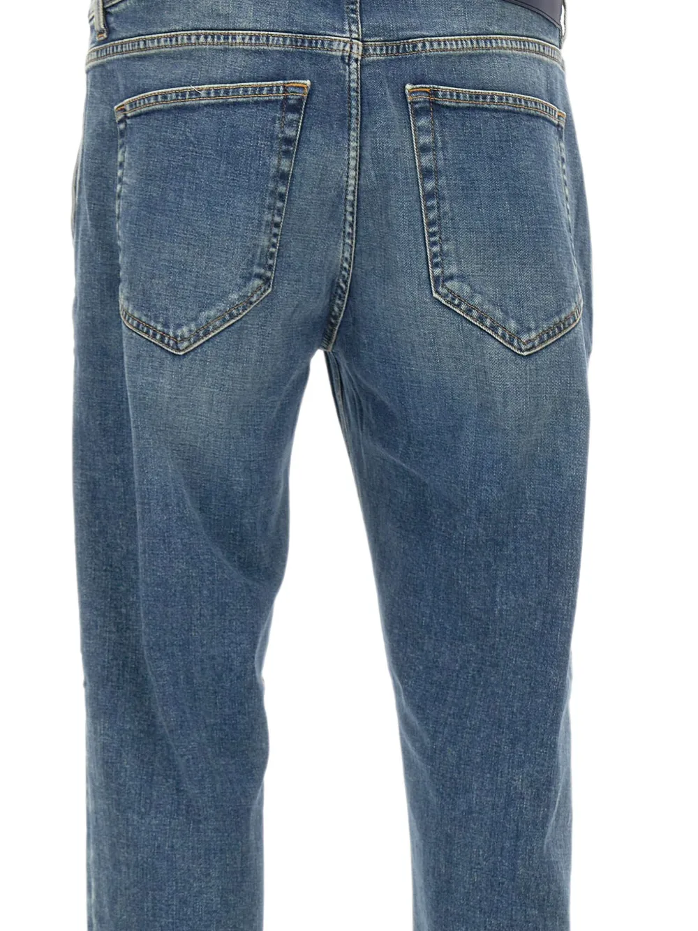 PT Torino Indie jeans met toelopende pijpen Blauw