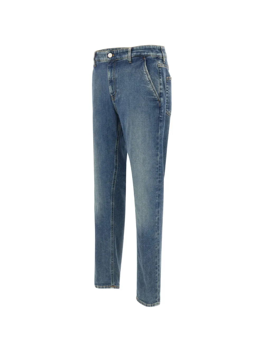 PT Torino Indie jeans met toelopende pijpen Blauw