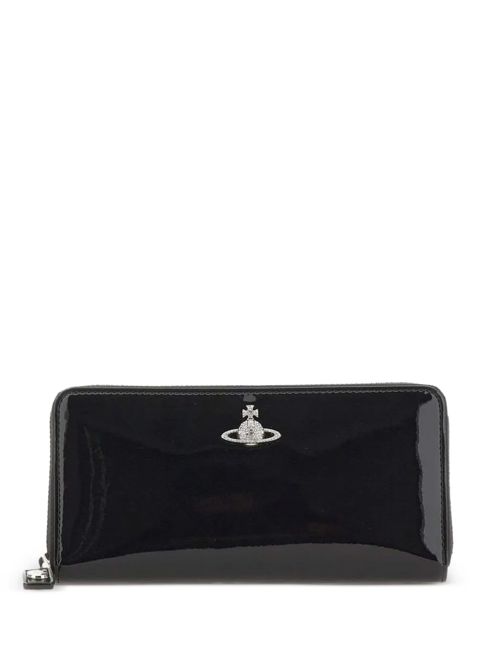 Vivienne Westwood Orb-rhinestone-embellished wallet - Schwarz