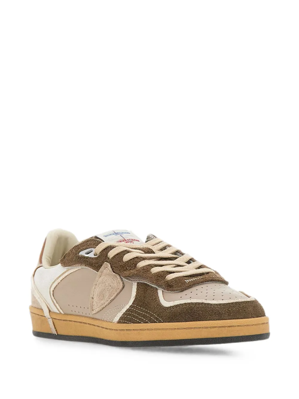 Philippe Model Paris Pgal logo-patch sneakers Beige