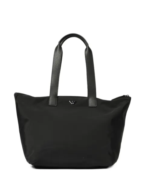 Emporio Armani foldable tote bag with matching pouch and zip closure