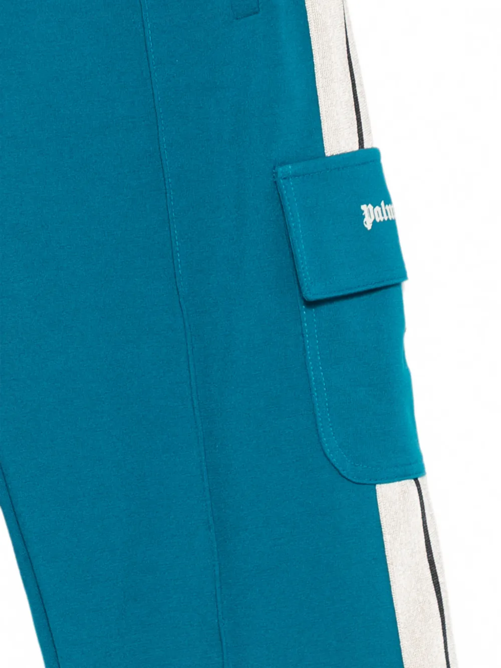 Palm Angels Kids Broek met zijstreep Blauw