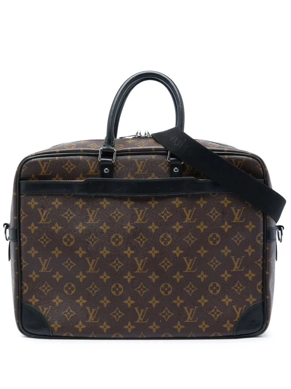 Louis Vuitton Pre-Owned 2009-2021 Monogram Macassar Porte Documents Voyage GM business bag - Marrone