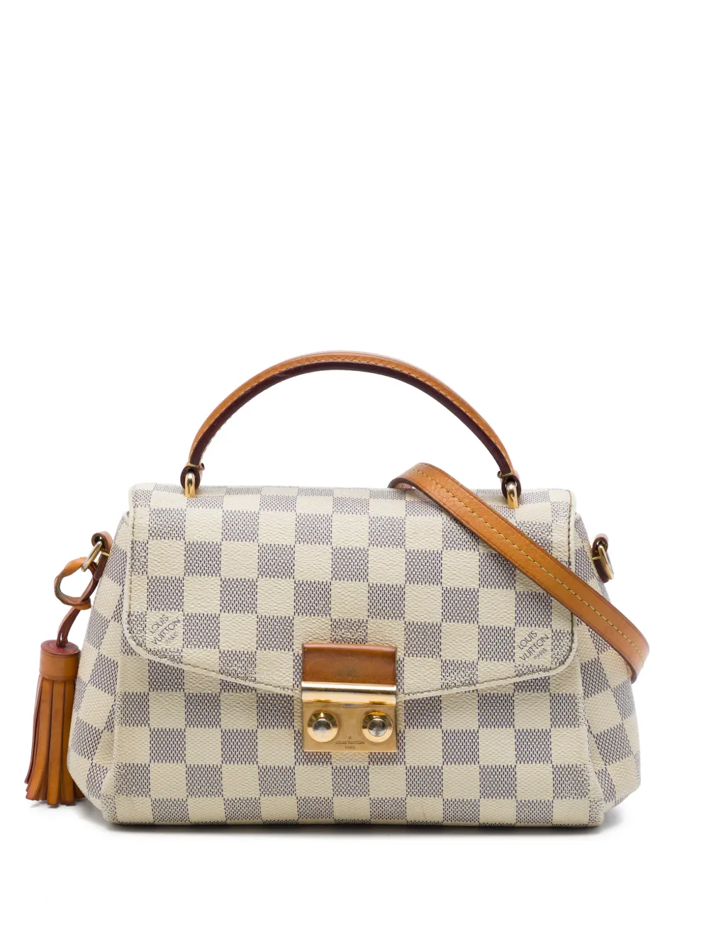 Louis Vuitton Pre-Owned 2017 Damier Azur Croisette satchel - Weiß