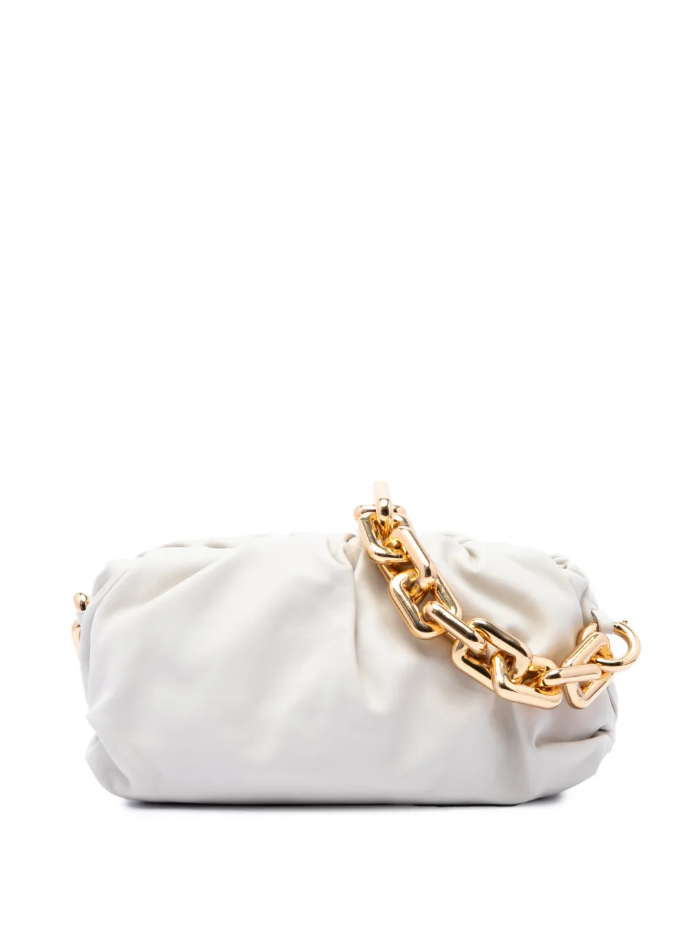 Bottega Veneta Pre-Owned 2012-2026 Lambskin Chain Pouch shoulder bag - Weiß