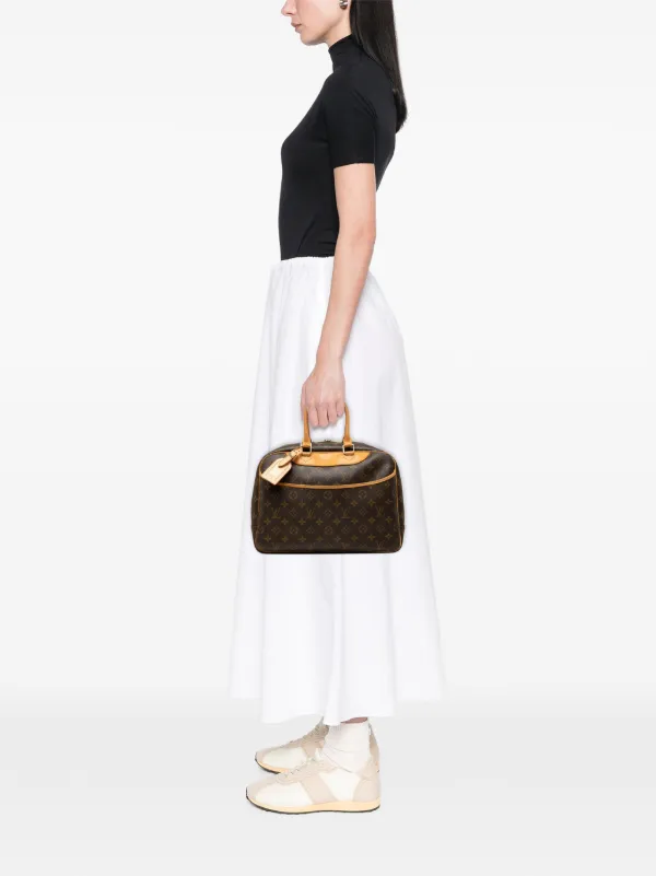 Louis Vuitton Pre-Owned 1998 Monogram Deauville Handbag | Brown