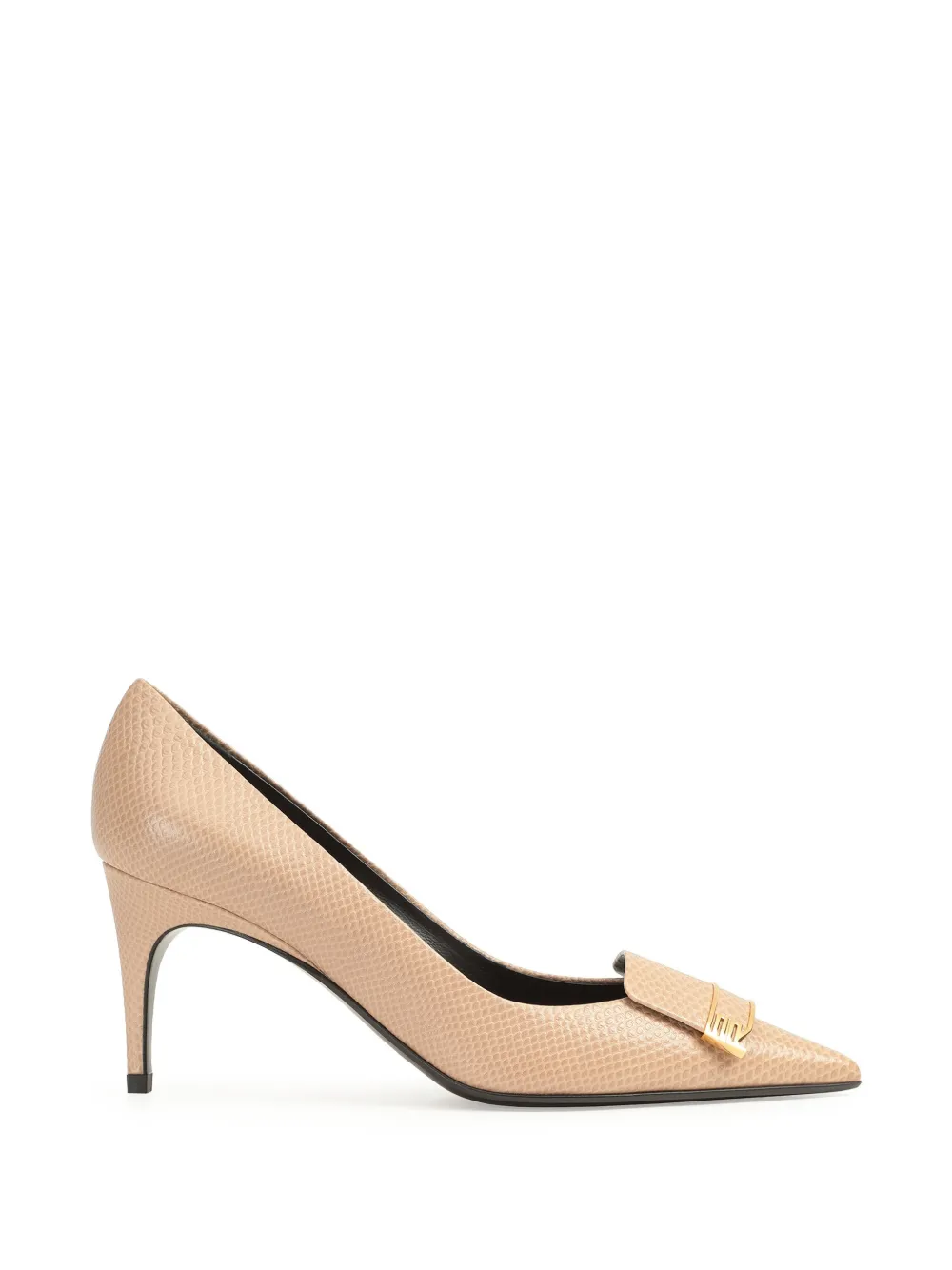 Sergio Rossi Sr Evolv lizard-effect pumps - Neutrals