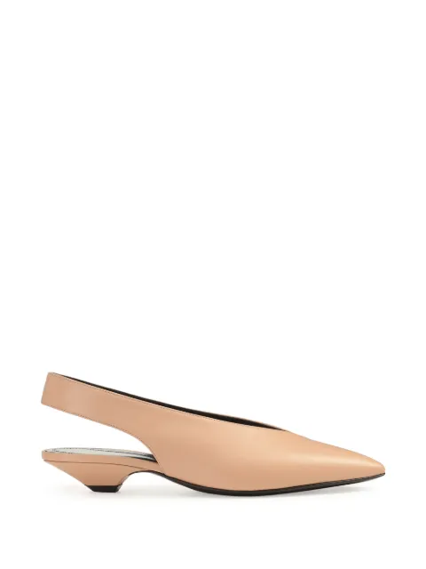 Sergio Rossi Beak Slingback-Sandalen