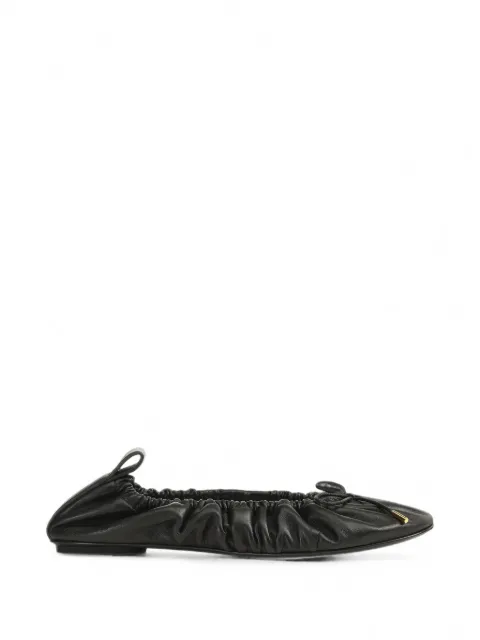 Sergio Rossi Plisse' ballet flats