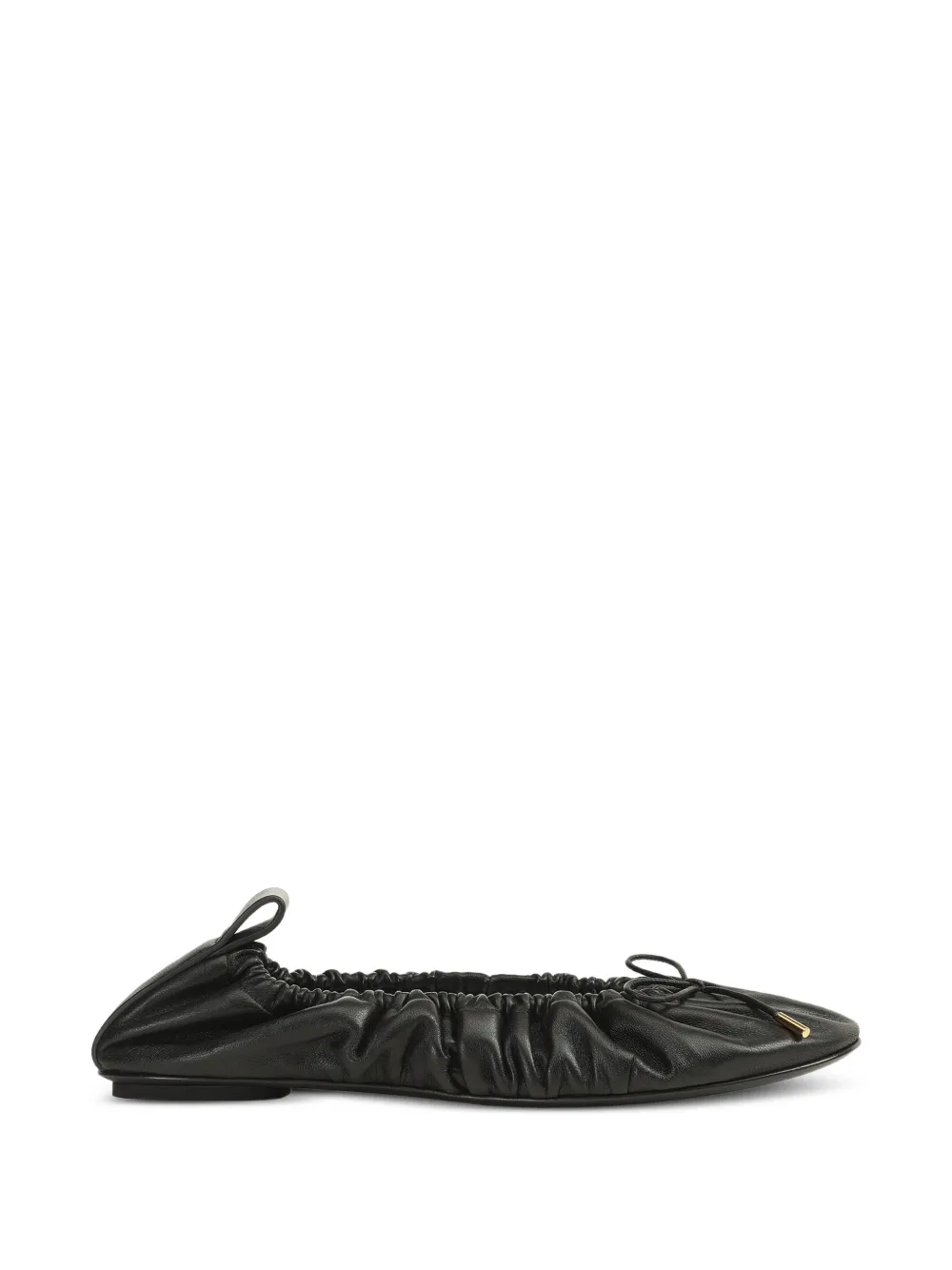 Sergio Rossi ballerines Plisse' - Noir Sergio Rossi ballerines Plisse' - Noir