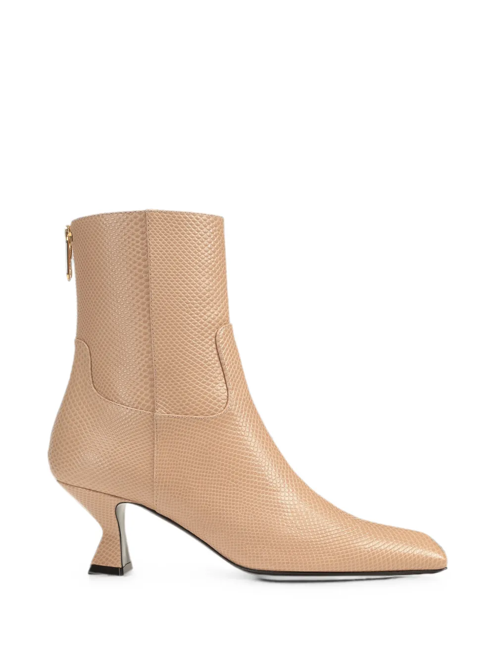 Sergio Rossi Sculpt lizard-effect ankle boots