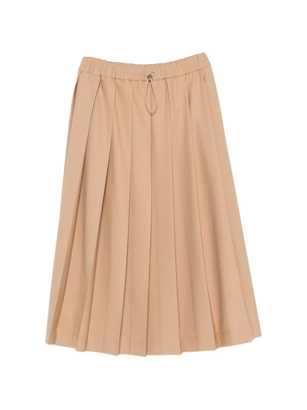 Fabiana Filippi pleated drawstring midi skirt - Toni neutri