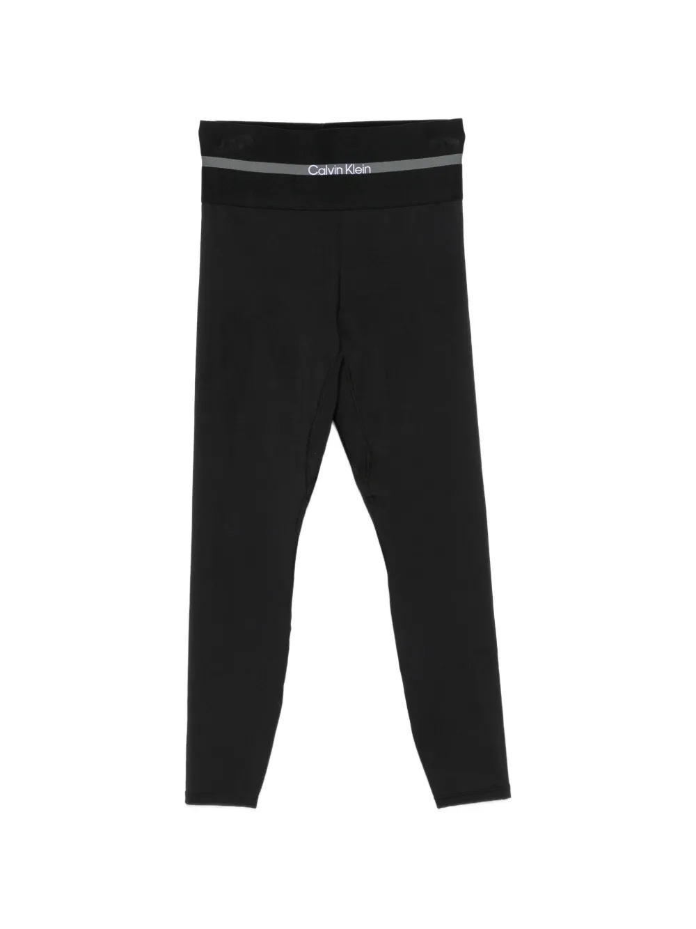 Calvin Klein Leggings mit Logo-Bund - Schwarz
