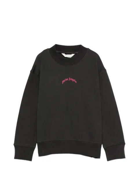 Palm Angels Kids logo-print sweatshirt