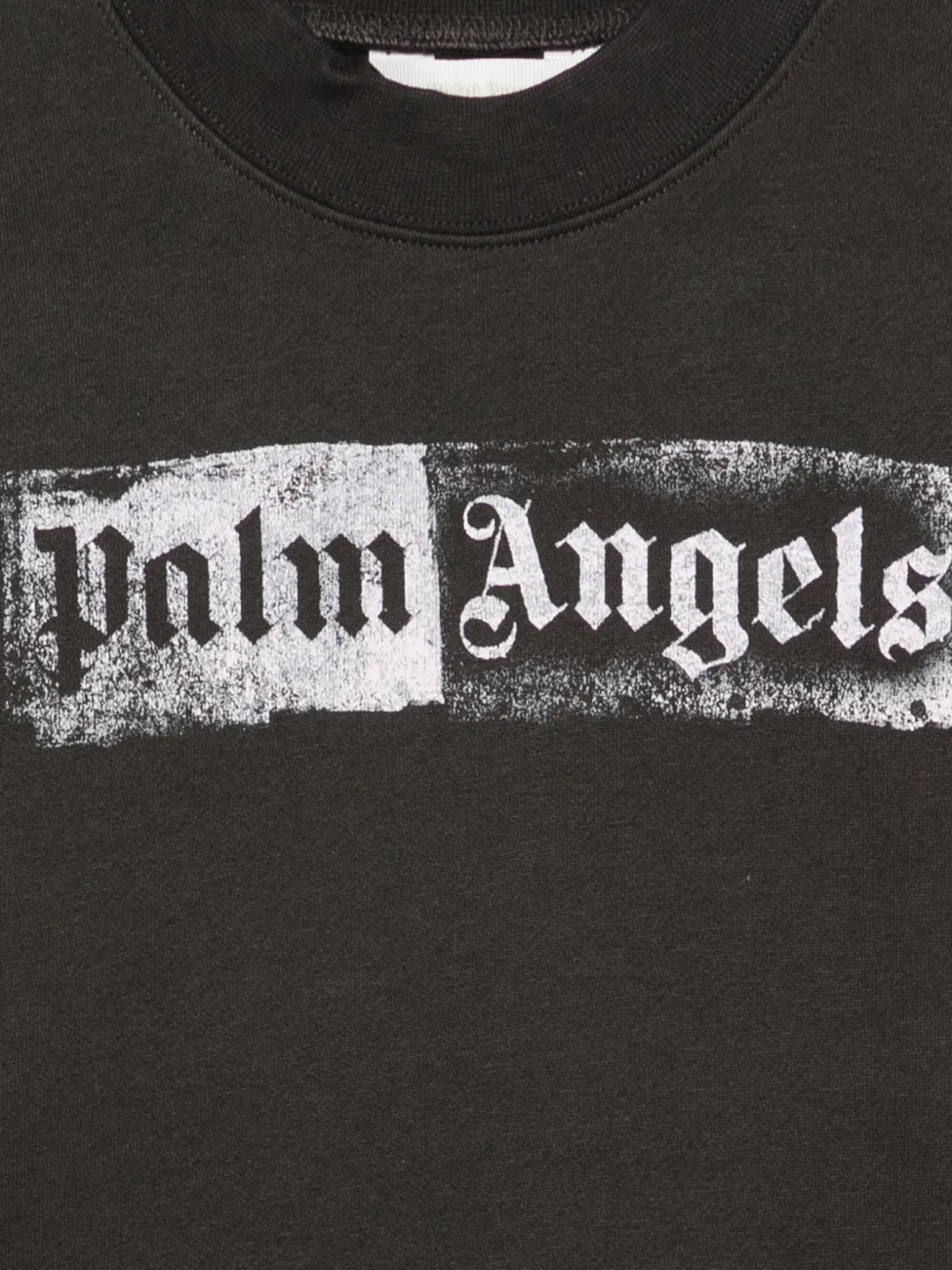 Palm Angels Kids Sweater met logoprint Zwart