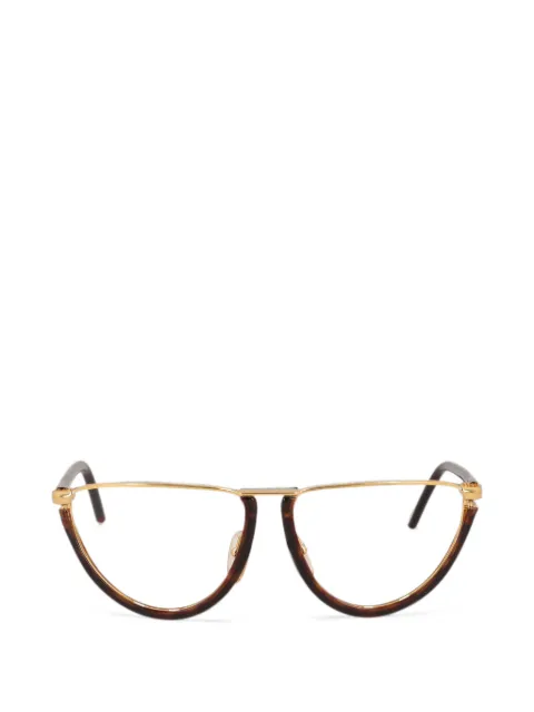 Gianfranco Ferré Pre-Owned geometric-frame glasses