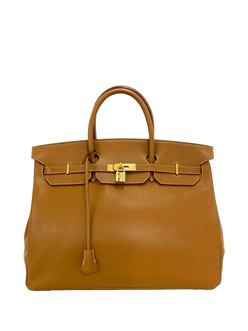 Hermès Pre-Owned 1998-2002 Courchevel Birkin Retourne 40 handbag - Braun