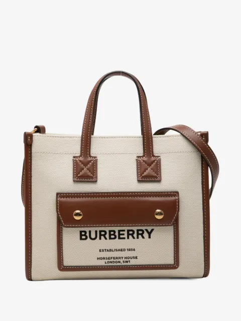 Burberry Pre-Owned 2000-2017 Mini Canvas Freya Tote satchel