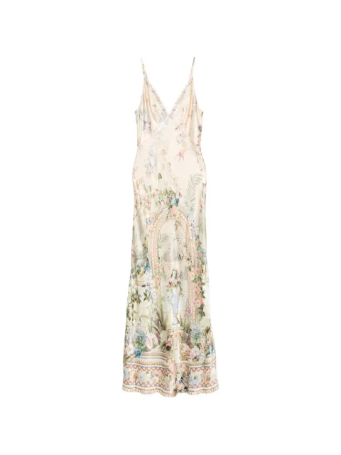 Camilla floral-print silk maxi dress