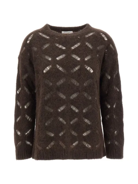 Kangra openwork-knit sweater