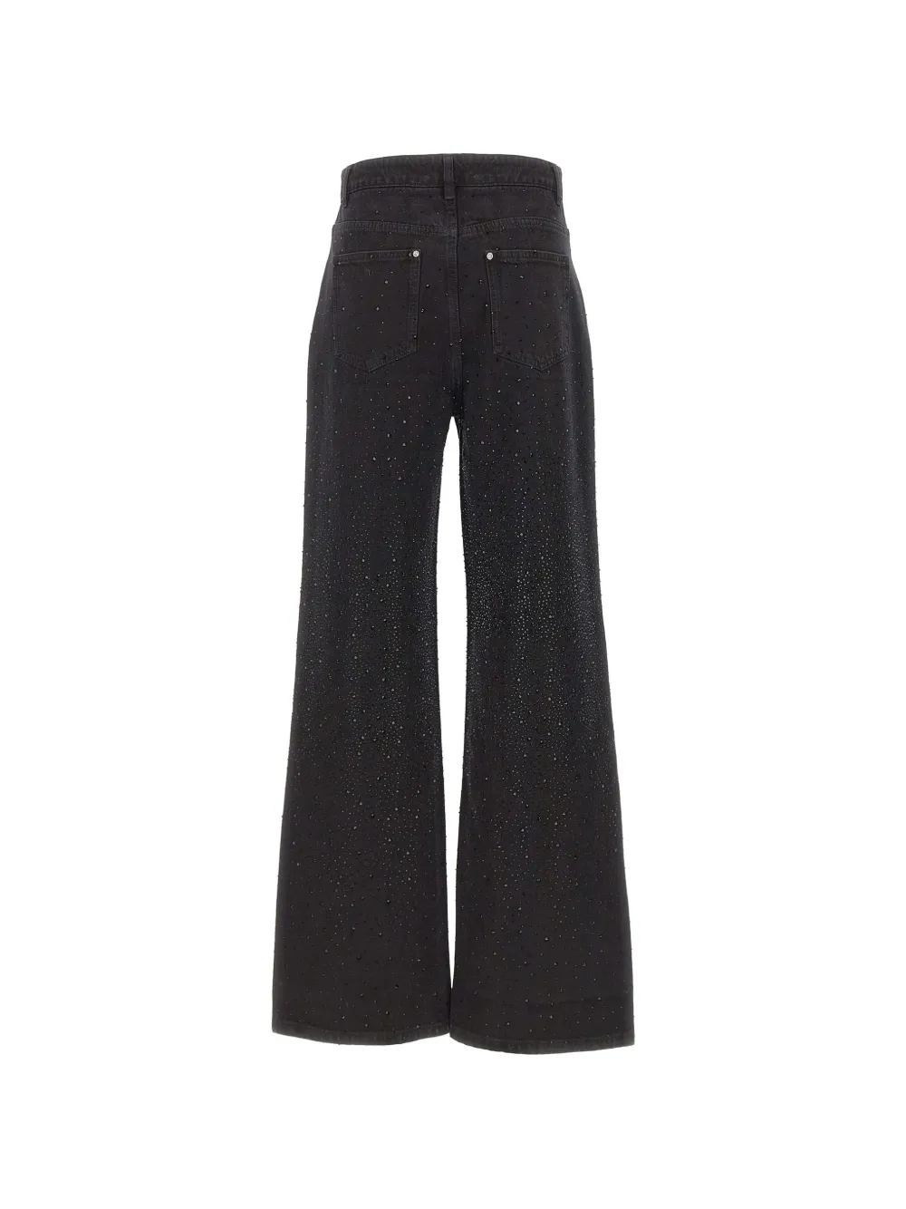TWENTY FOURHAITCH Anser jeans verfraaid met stras Zwart