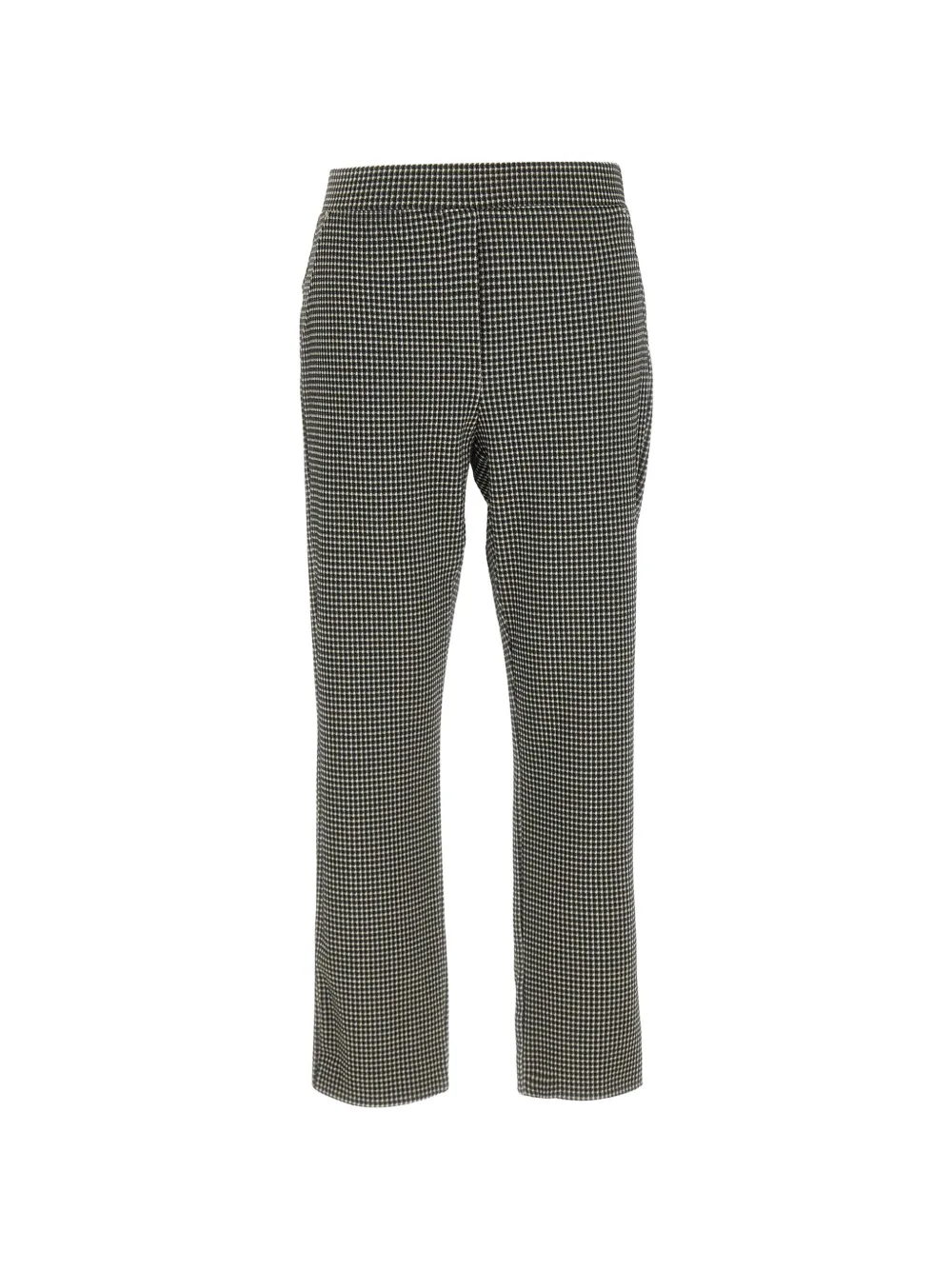 ELENA MIRÒ check-pattern straight-leg trousers