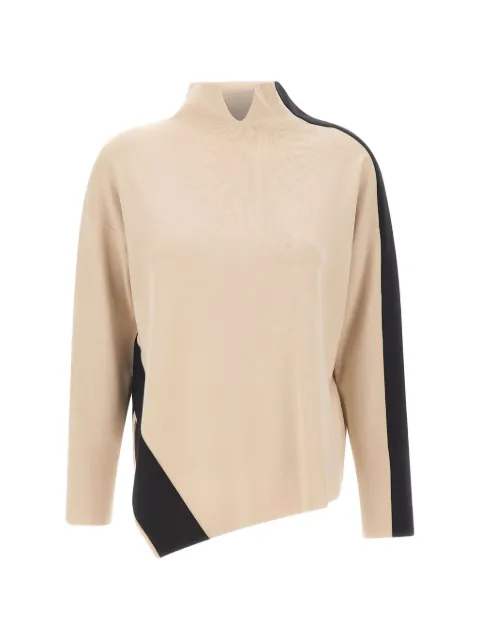 ELENA MIRÒ asymmetrical panelled sweater