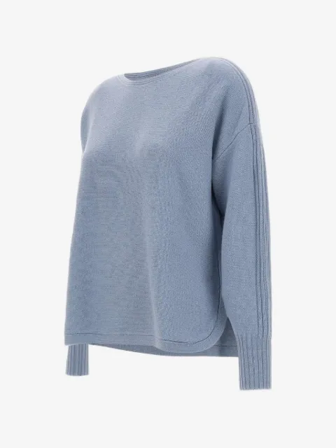 ELENA MIRÒ ribbed-detail wool sweater