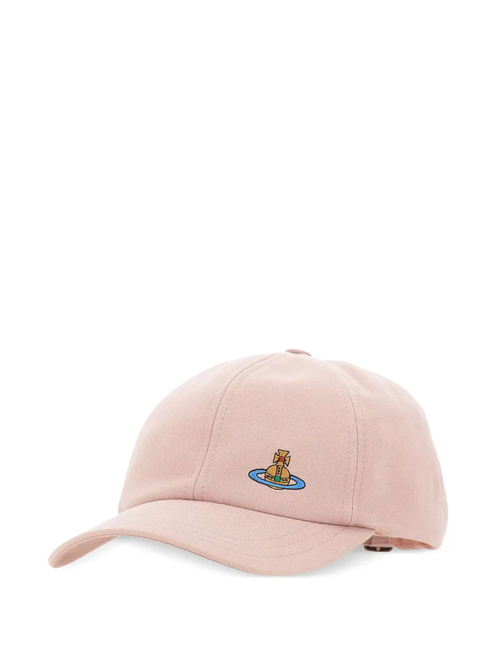 Vivienne Westwood Orb-embroidered baseball cap - Rosa
